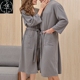 Robe Bath Waffle Shower Nightgowns Women Sleepwear Men