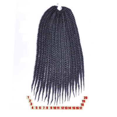 HighEnd Fully Handmade Rope Twist Braid Wig for Afro Europea