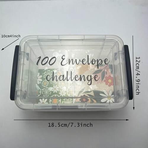 100 Envelope Challenge Box Set Money saving organizer