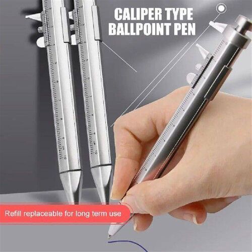 10-50pc Multifunction Caliper Pen Ball-Point 1.0mm Blue