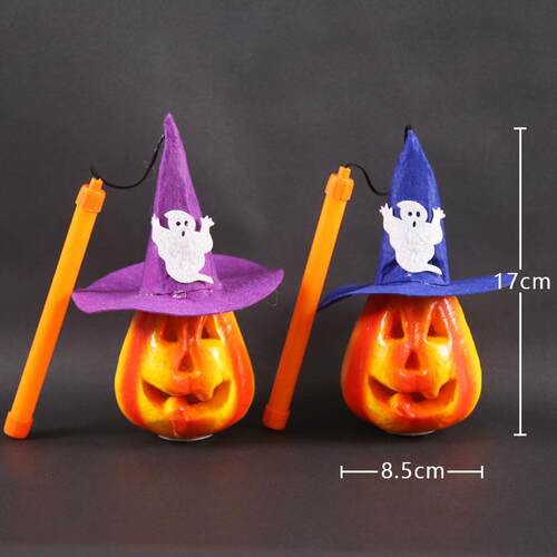 Portable glowing pumpkin lantern Halloween sound ghost light