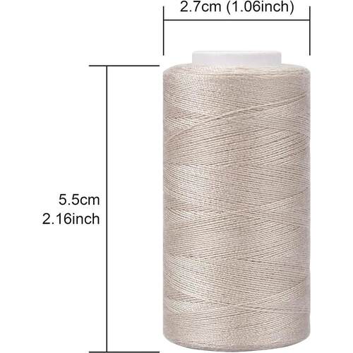12 Color Set of Polyester All-Purpose Sewing Threads Prewoun