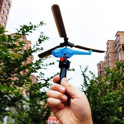 Aviation Model Copter Handle Pull Line Helicopter Plane Outd