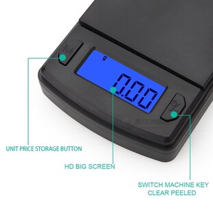 1pcs High Accuracy Scale Mini Plastic Pocket Scale  Weigh Go