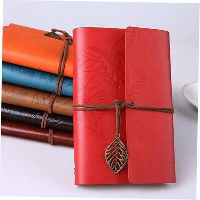Retro Diary Notepad PU Leather Notebook Note Book Stationery