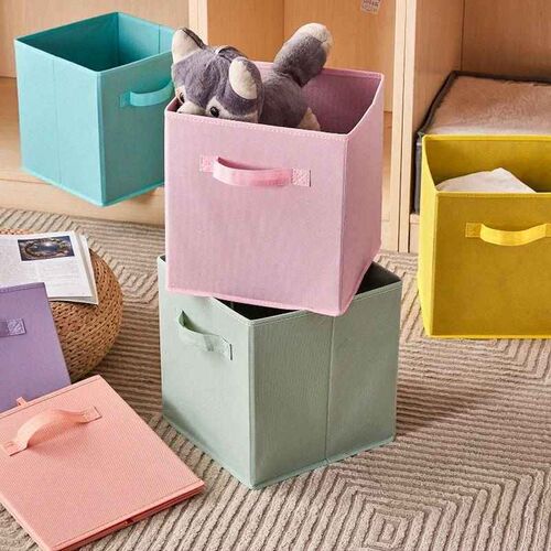 Foldable Fabric Storage Cubes Drawer For Closet And Toys Sto