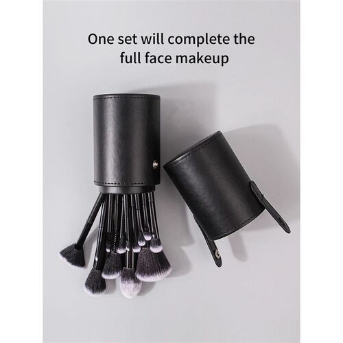 Black Makeup Brush Set Professional Super soft detail brush