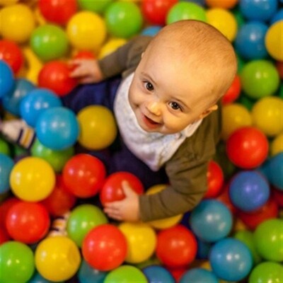 50pcs new kids baby colorful soft play balls toy for ball pi