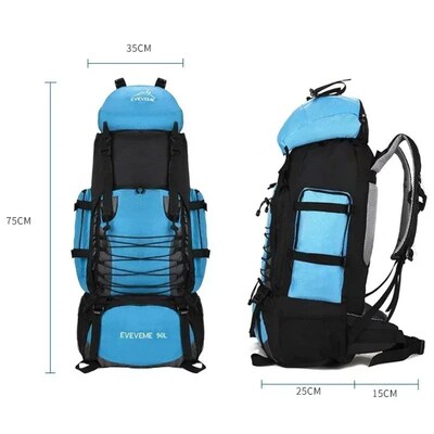 90L Large  Travel Bag Camping Backpack Hiking Climbing Bags