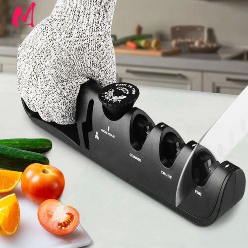 Knife Sharpener Angle 4 Stages Scissors Sharpening stone Pro