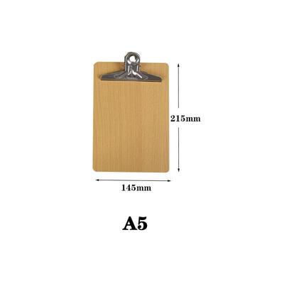 A4A5 wood folder clipboard writing plate clamp pad sketchpad