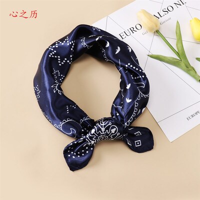 Cashew print silk scarf腰果印花真丝围巾财真丝时尚丝巾方巾