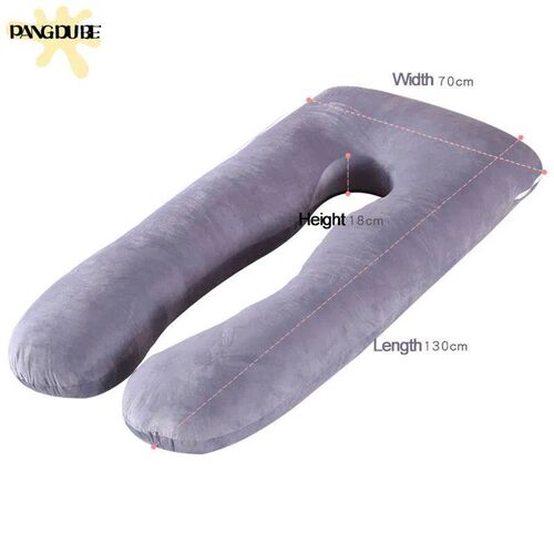 PANGDUBE Pregnancy Pillow 130*70cm Sleeping Waist Pillow for