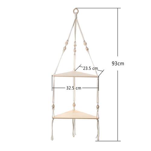 Floating Shelves Wood Stand Boho Home Decor Corner Shelf Liv
