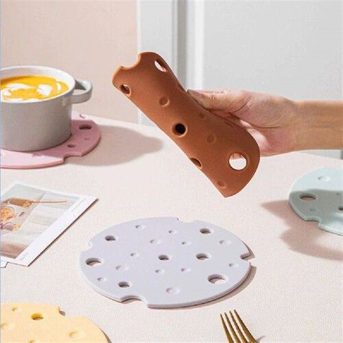 Table Mats Silicone Cream Insulation Pad Heat-resistant