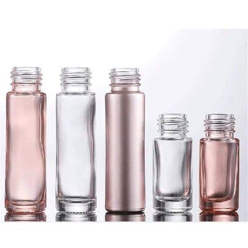 100pcs 5/10ml  Pink Glass Roll on Bottle Sample Test