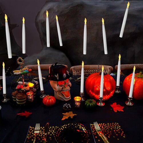 Floating Candles Halloween Decoration Magic Hanging Candles