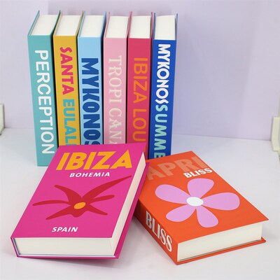 Holiday Style Openable Fake Books Nordic Simple Fake Books f