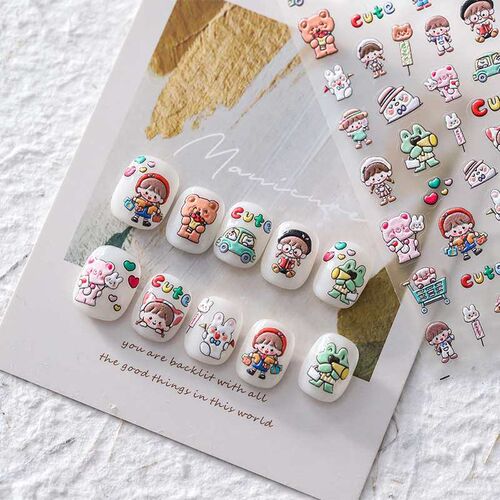 Iron New Technology Three-dimensional Thin Blade Nail Art St