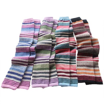 Winter warm leg warmer for women Over knee long leg socks