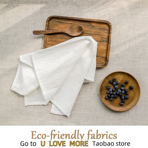 2PC 30X45CM Cotton Cloth Napkins Dinner Kitchen Tea Towels T