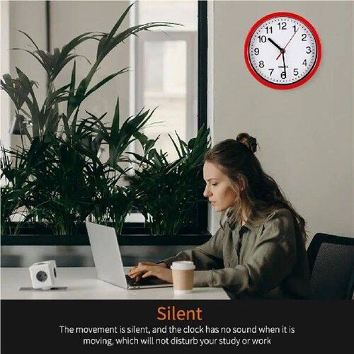 8 Inch Round Quartz Wall C Kitchen Silent Movement Home