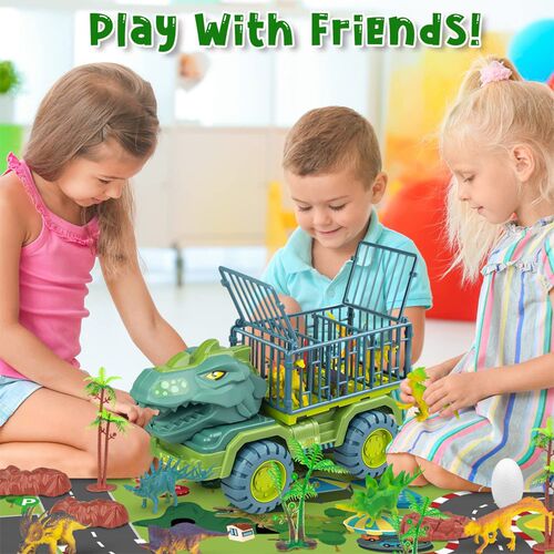 Dinosaur Excavator Engineering Vehicle Model Toy Childrens