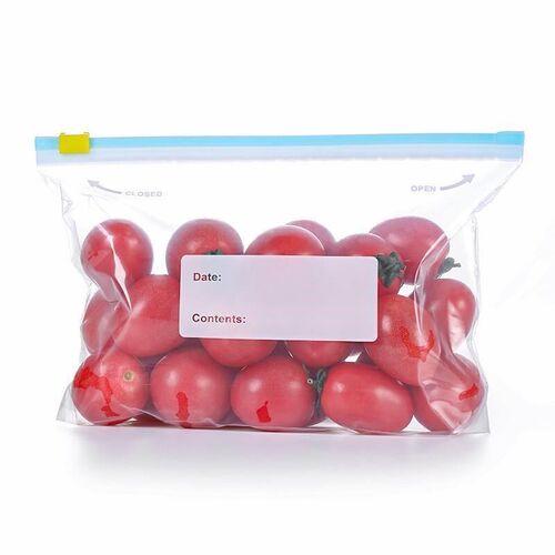 Reusable Freezer Storage Bags Food Fruit Sealed Plastic Bag