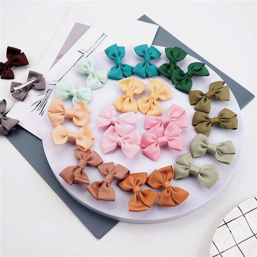 20/30/40Pieces Baby Hair Clips 2inch Hair Bows alligator Cli