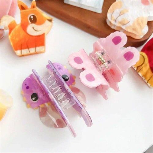 Cute Sweet Cartoon Panda Giraffe Hair Clips for Women Girls