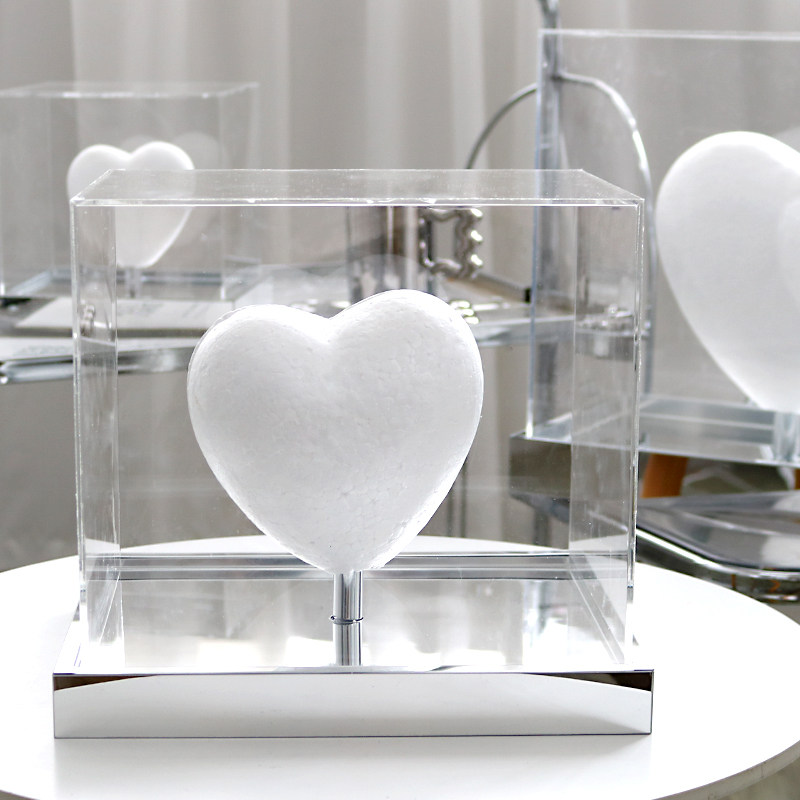 永生花怦然心动摆件镜面爱心压克力透视花盒diy手工装饰送朋友,橡塑材料及制品,亚克力管/有机玻璃管,淘宝优惠券,粉丝福利购,淘宝优惠卷