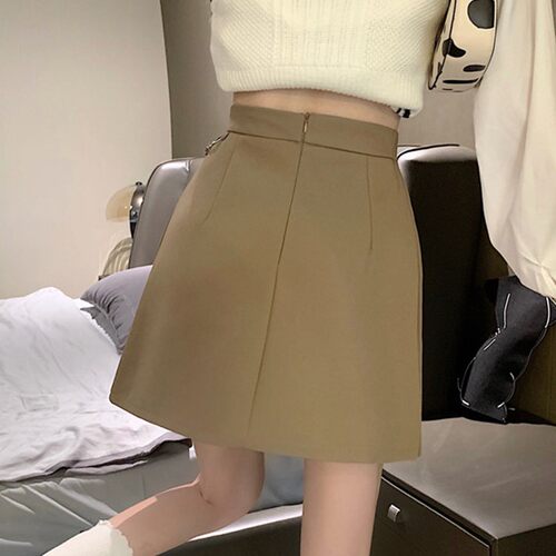 High Waist Mini Skirts Women New 2021 Korean Style Setwear A