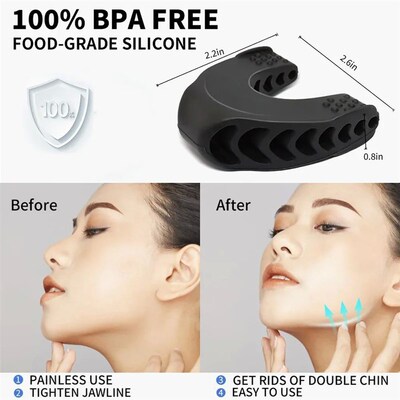 Jaw Exerciser Neck Toning Jawline Exercise Face Muscle Train