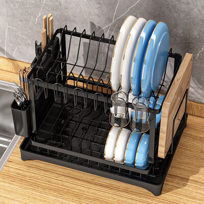 Kitchen dish rack, drain rack, storage rack, countertop dish