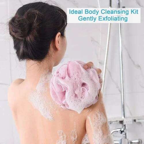 1 pc Large Bath Ball Rich Bubble Bath Towel Scrubber Body Cl