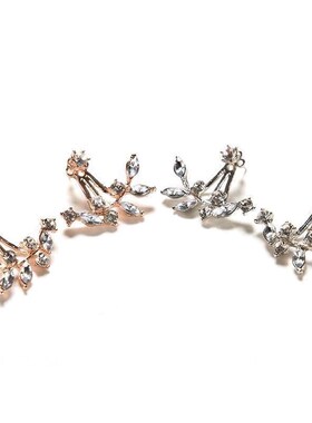 1 Pair Leaf Stud Earring For Women Gold Sliver Women Earings