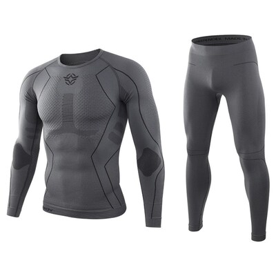 Winter Men Thermal Underwear Sets Fleece Breathable Tactical