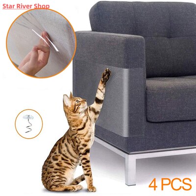 4pcs/lot Couch Cat Scratcher Tape Sofa Furniture Protector f