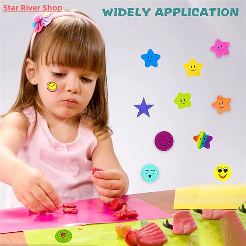 10 Sheet Smiling Face Stickers Cute Notebook Laptop Portrait