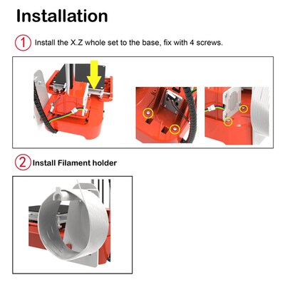 Entry Level Mini 3D Printer 100x100x100mm for Student & DIY,