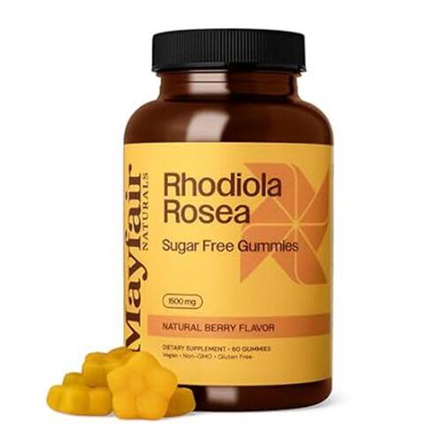 Mayfair Naturals Rhodiola Rosea Sugar Free Gummies, Dieta