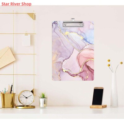 Glitter Acrylic Office Folder Board Student Supplies Meeting