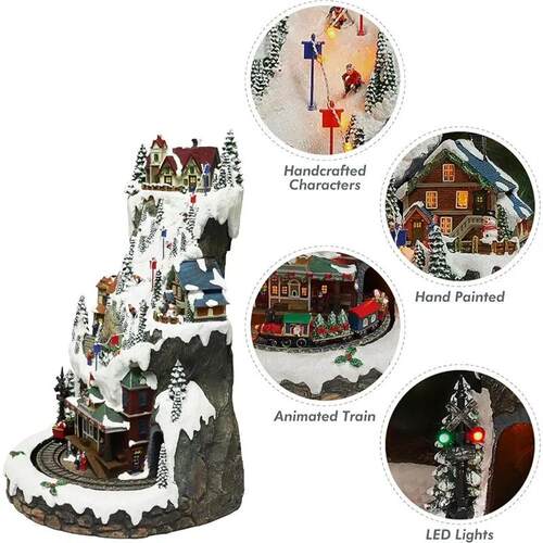 Christmas Village Buildings, 20.5 Inch High Resin Ski Resort