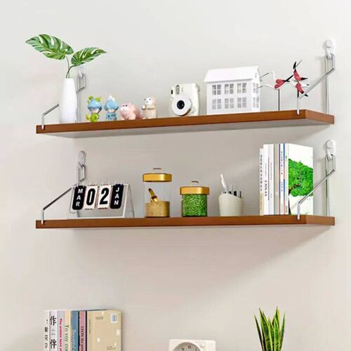 Home Wooden Hanging Wall Storage Shelf Mounted Floating Livi