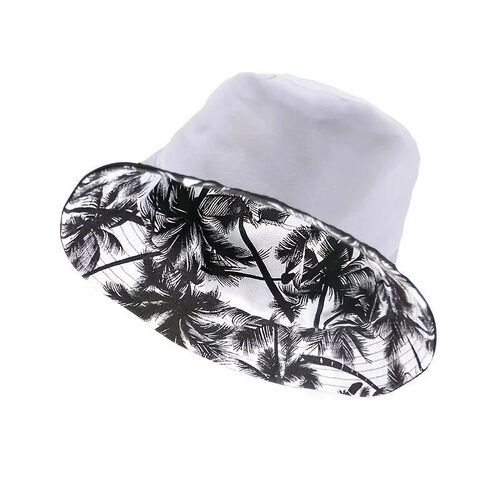 2024 New Unisex Tropical Coconut ree Print Personality Bucke