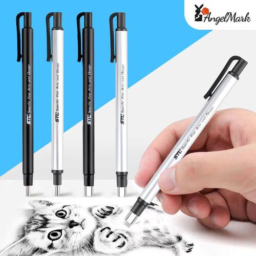 AngelMark Eraser Mehanial Rubber Refillable Pen Press Type S