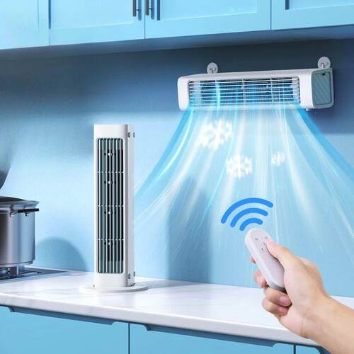 Eary Wall Mounted Silent Fan Office Home Air Cooler Strong W
