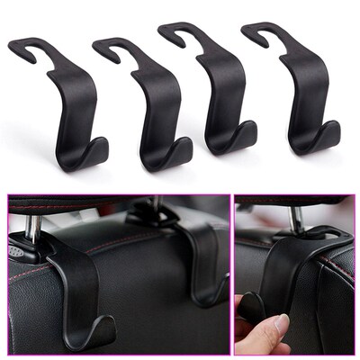4/2/1 PCS Car Seat Headrest Hook for Auto Rear Seat Organize