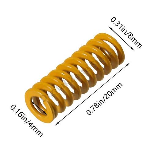 5Pcs 8x20mm Heated Bed Compression Mould Springs for CR-10/C