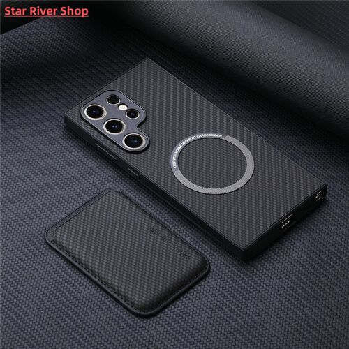 2 In 1 Magsafe Case Magnetic Card Holder Wallet For Samsung